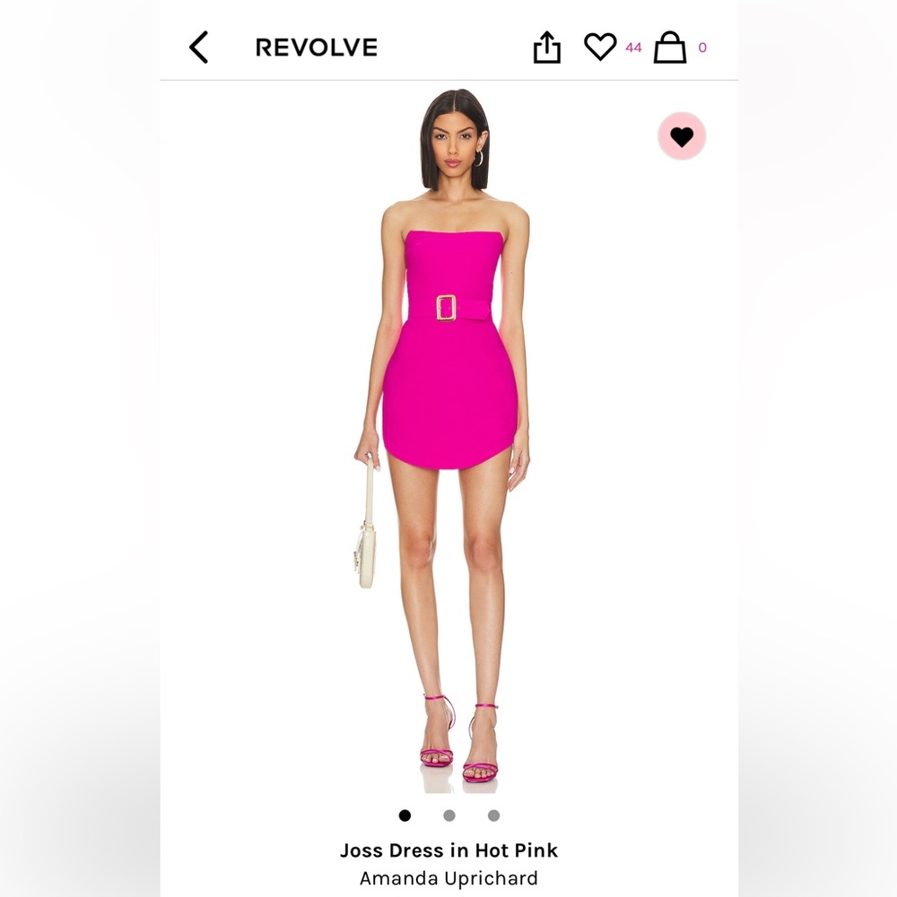 Joss Dress Amanda Uprichard in Hot Pink